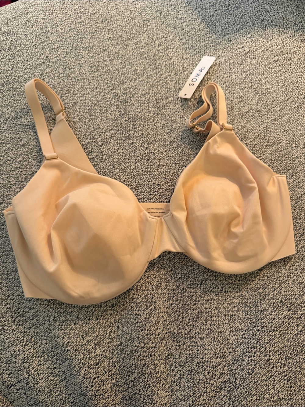 Soma Nude Beige Seamless Underwire Bra